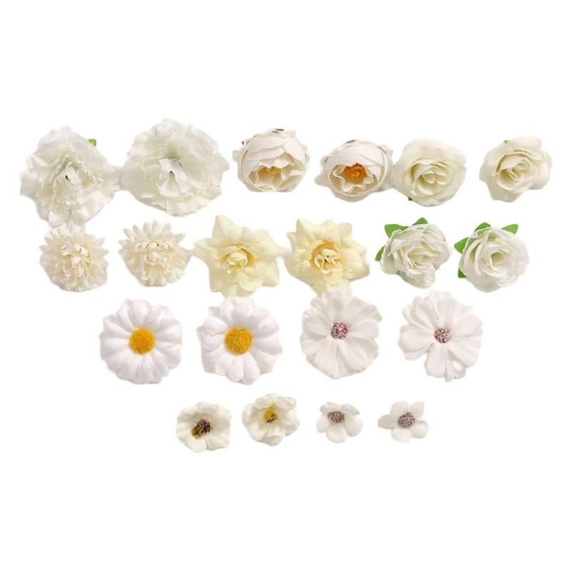 Exquisite Decorative Flower Artificial Flower for Wedding Bridesmaids and Groomsmen Artificial Blossom and Leaf
