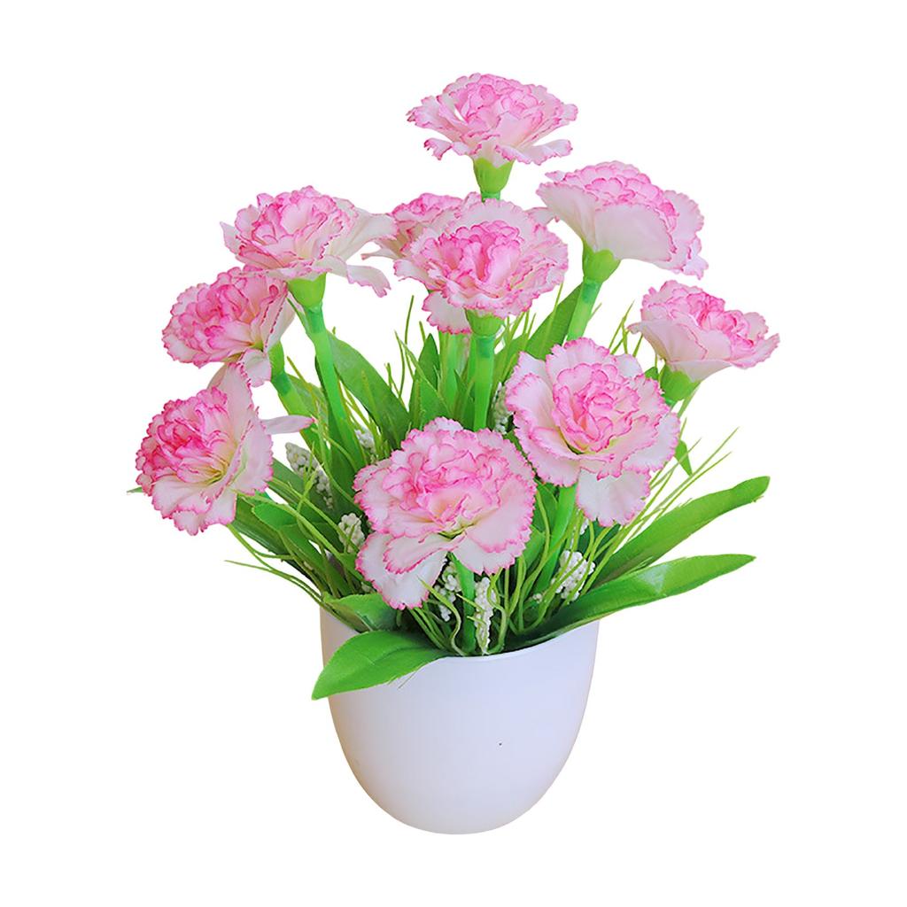 Simulace zelených rostlin v květináčích, ozdoby do květináčů, kombinace rostlin, vnitřní stolní ozdoby, simulace umělých květin, rostlin, bonsaje