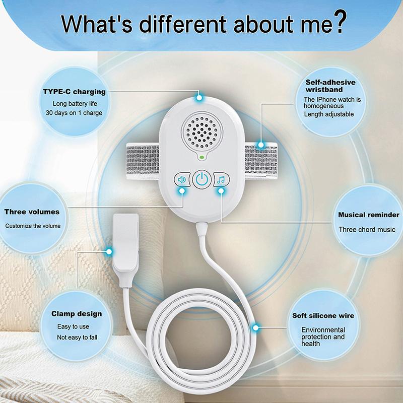 Bedwetting Sensor Potty Training For Children With Loud Sound Strong Vibration Children Pee Alarm Bedwetting Monitor Sensor