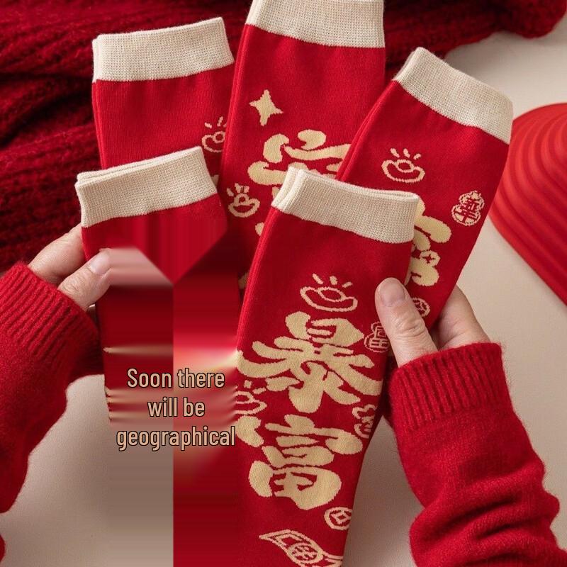 LCsanyp Skarpetki Szczęśliwe Pieniądze Pudełko Prezentowe (4 pary)