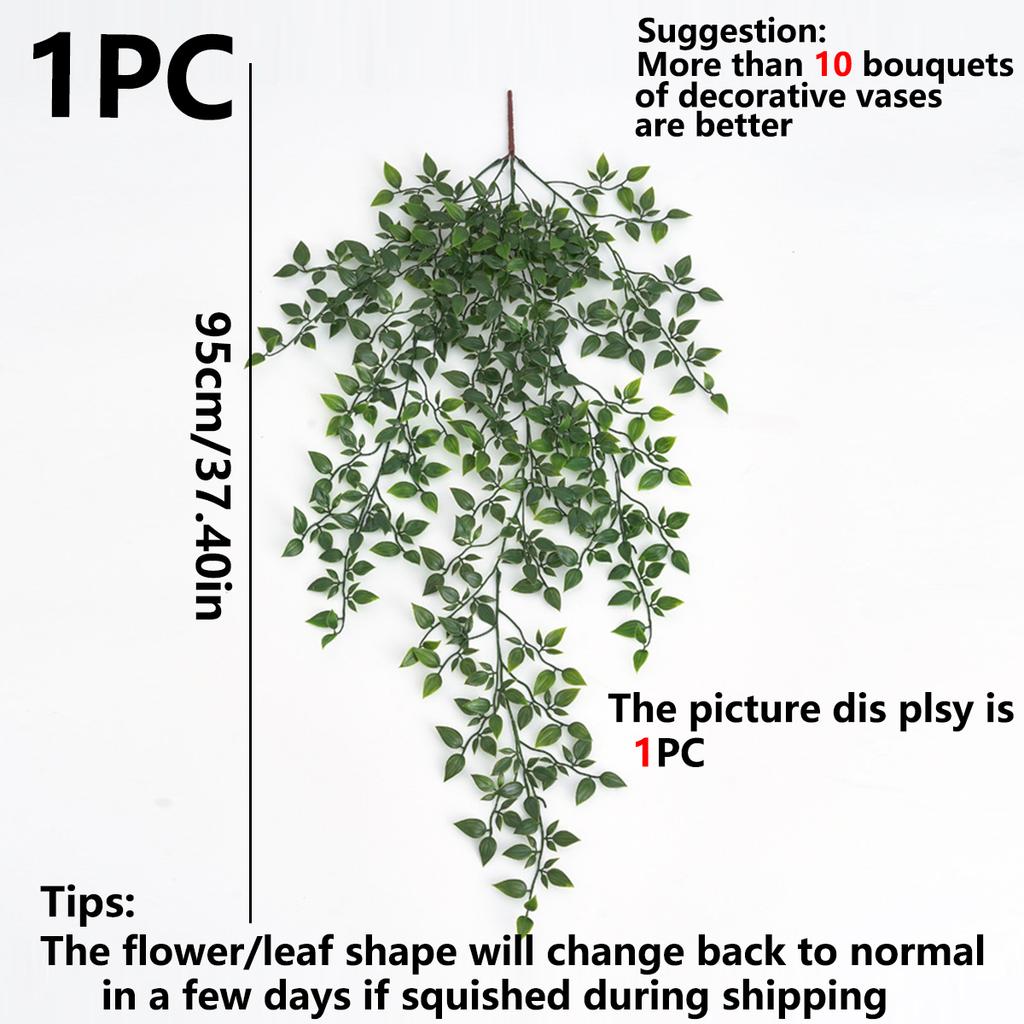 Artificial Plants Simulated Plant Vines Spring Hanging Home Living Room Wall Outdoor Garden Yard Wedding Wreath Decora Diy Gifts