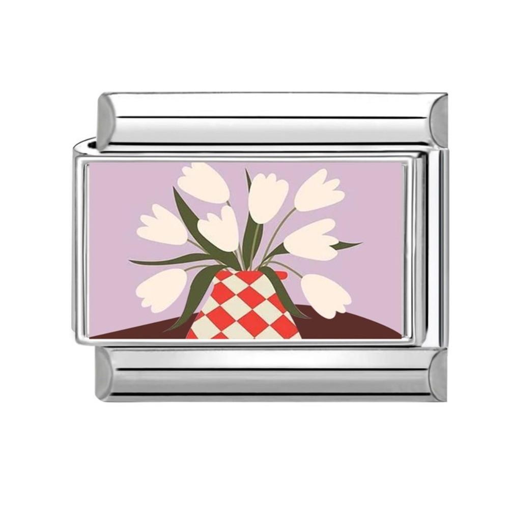 Colorful Charm Italian Links Cartoon Charm Bracelet Link  for Making DIY Jewelry