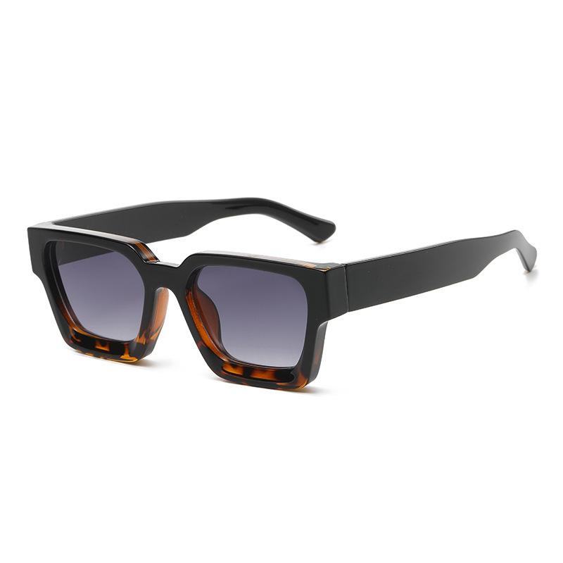 Retro High-End Sunglasses For Women'S Trendy Hip-Hop Uv-Proof Square Sunglasses