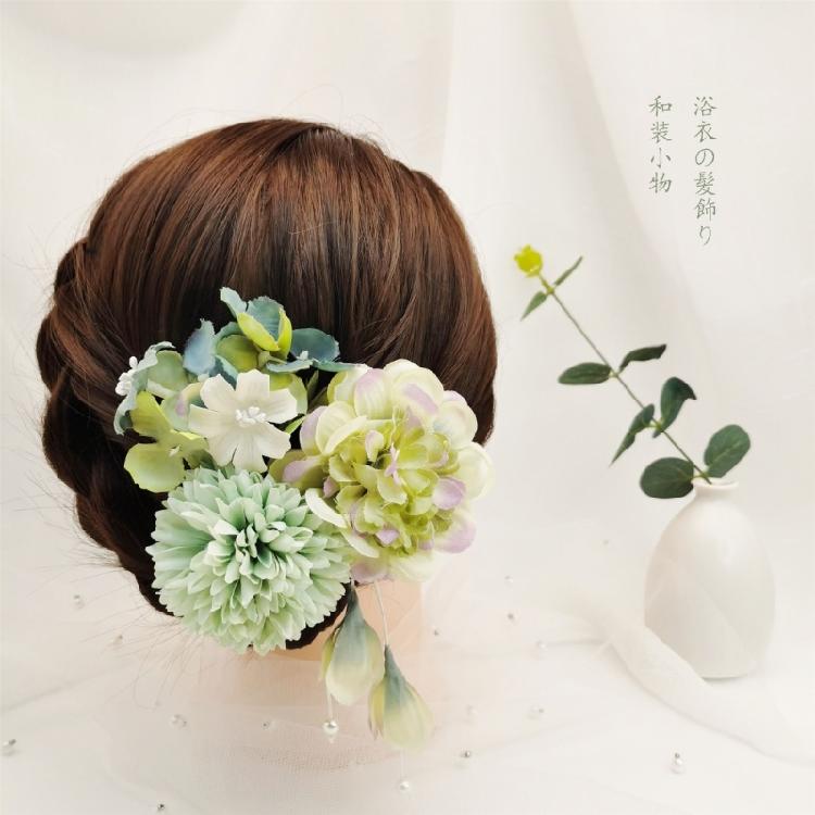 Chinese Style Hair Stick Simulation Flower Hair Pin Comb and Stick Hair Decors