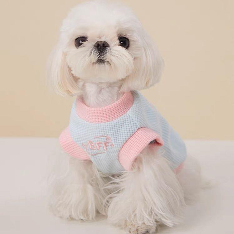 Summer Pet Puppy Dog Clothes Thin Schnauzer Maltese Pomeranian Teddy Bear Small Dog Anti-hair Loss