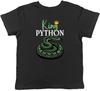 Koning Python Kinder T-shirt Slangenliefhebber Reptiel Kinderen Jongens Meisjes Cadeau