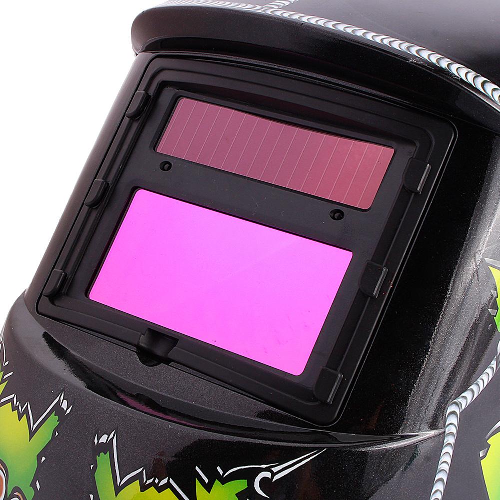 Auto Darkening Welding Helmet Welders Solar Powered Protective Gear