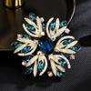 A Grand Court-style Floral Brooch for Women, Elegant and Fashionable Brooch, with A Light Luxury Design Sense