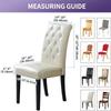 Chair Covers for Dining Room Set of 6 Dining Chair Slipcovers Stretch Seat Protector Washable Parsons