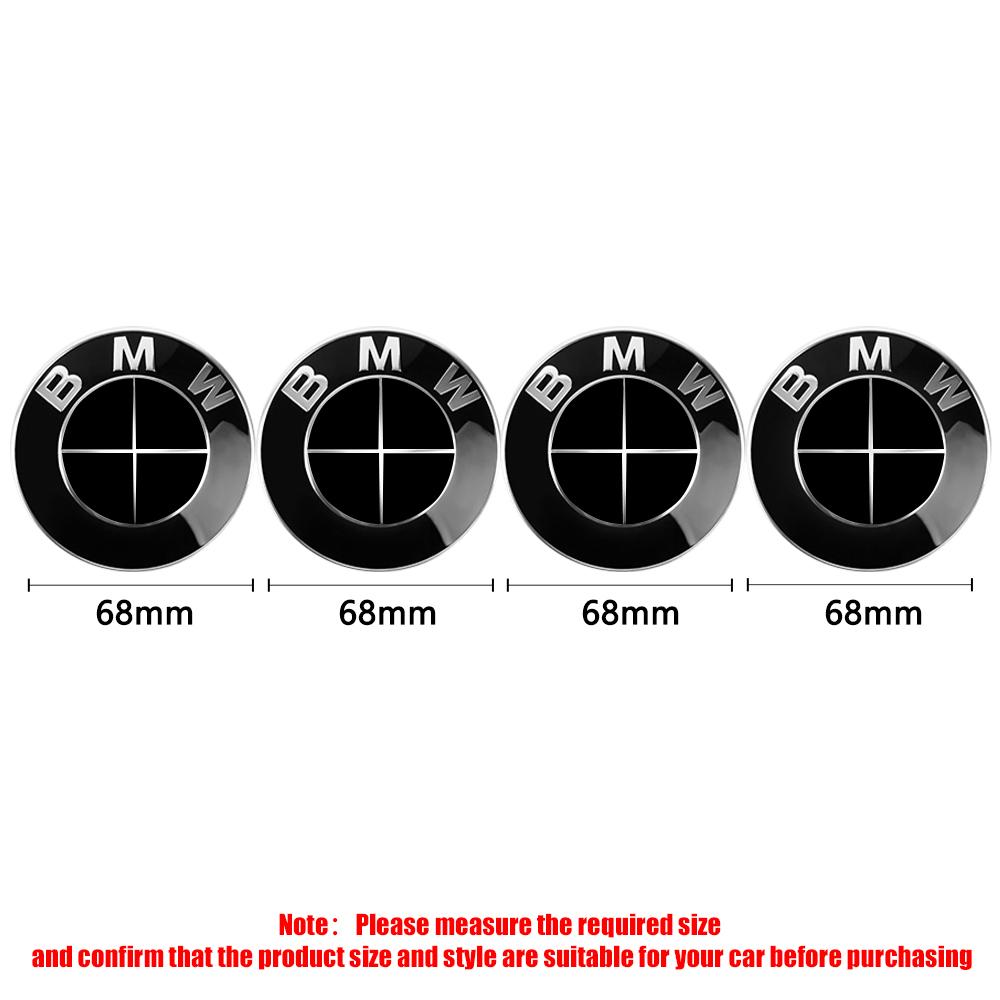 4PCS 56/68mm Auto Hub Caps Car Wheel Center Covers For BMW 3 5 7 Series M M3 M5 M6 F01 F20 F10 X5 Hubcaps Decoration Accessories