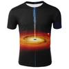 Modale Summer T Shirt For Youth With Digital Space Starry Sky 3d Print Casual Top