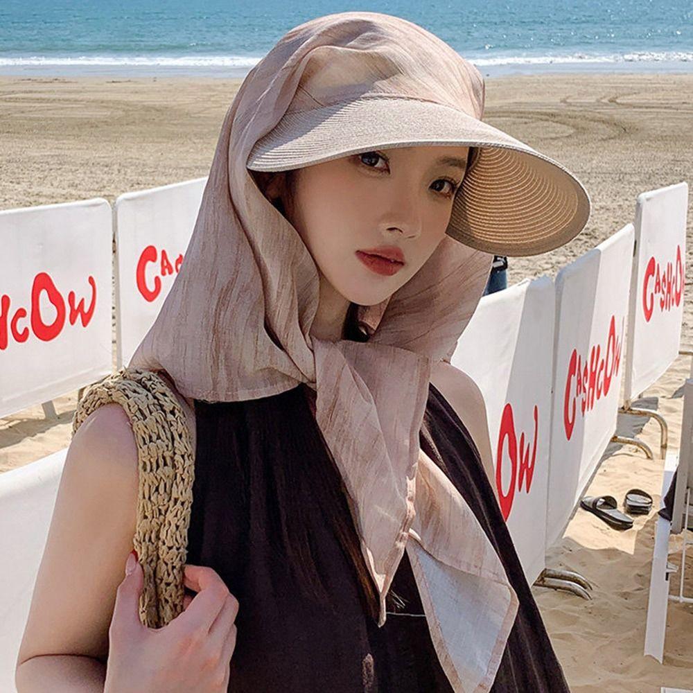 Nekbescherming Zon Hoed UV Bescherming Baseballpet Koreaanse Amerikaanse Stijl Hoofddoek Hoed