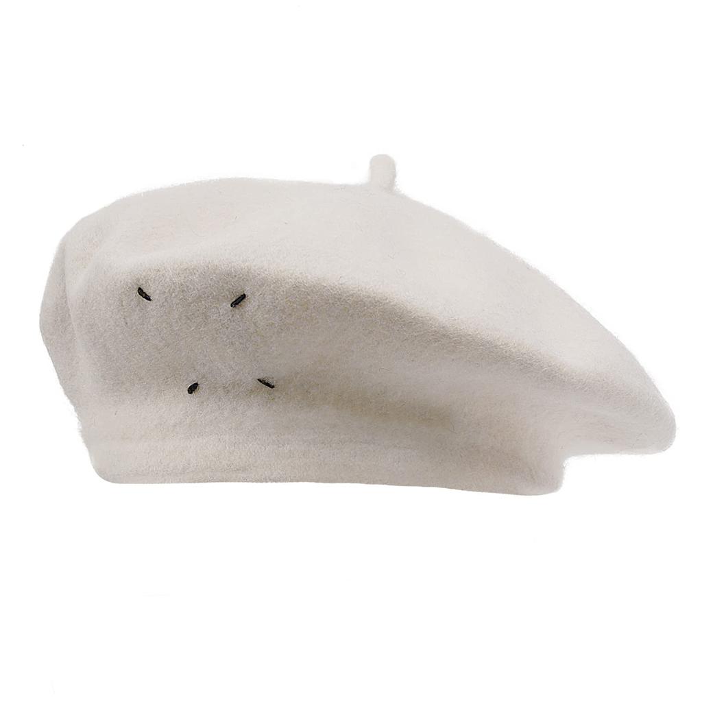 Wool Painter Slimming One Size Fits Stylish Hat [Croogo] Women's Beret, Autumn/Winter, Felt, Warm, Hat, Effect, Plain, Cute, All, Autumn/Winter