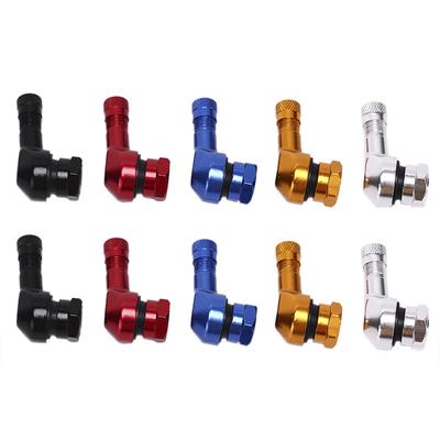 2X Cnc Motorrad 90 Grad Winkel Rad Reifen Tubeless Ventil Stem Aluminium