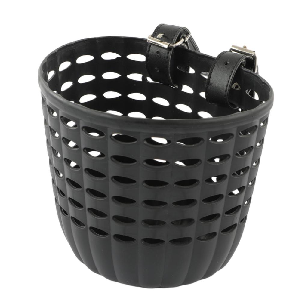 Cesto Bici per Bambini Manico Resistente Cesto Portaoggetti da Manubrio con Cinghie Regolabili in PU per Bambini Perfetto per Bici all'Aperto Ciclismo Picn