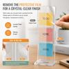 Detachable Transparent Acrylic Memo Board Desktop Screen Holder Office Adhesive Message Display Stand Study Working Daily Use