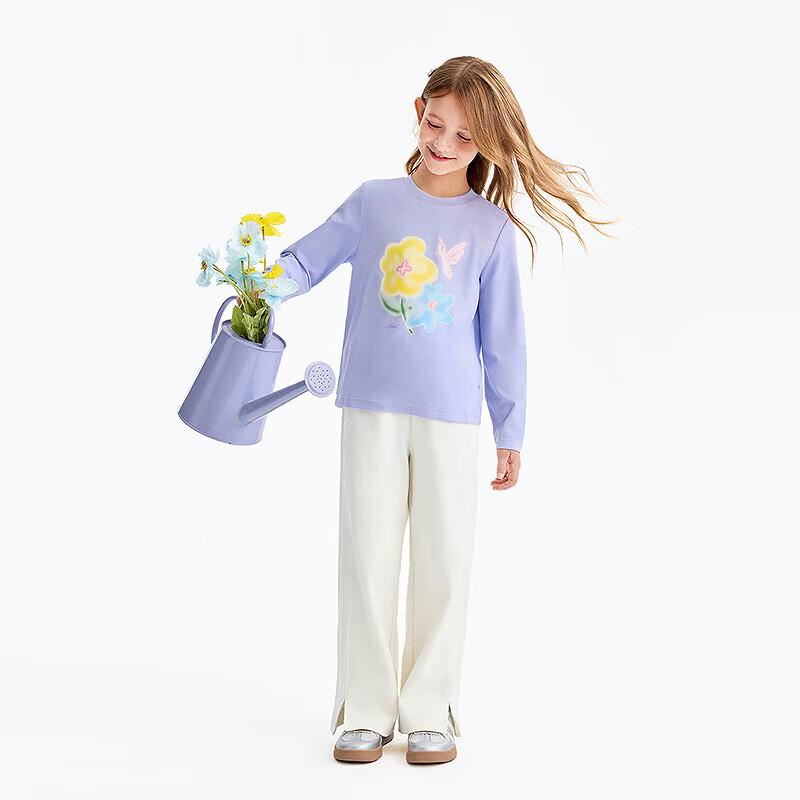 Annil Girls  2026 Spring Casual Knit Pants 150cm