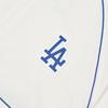 MLB Los Angeles Dodgers Logo Print Loose Hoodie Windbreaker Unisex Outerwear White 3AWJB0521-07WHS