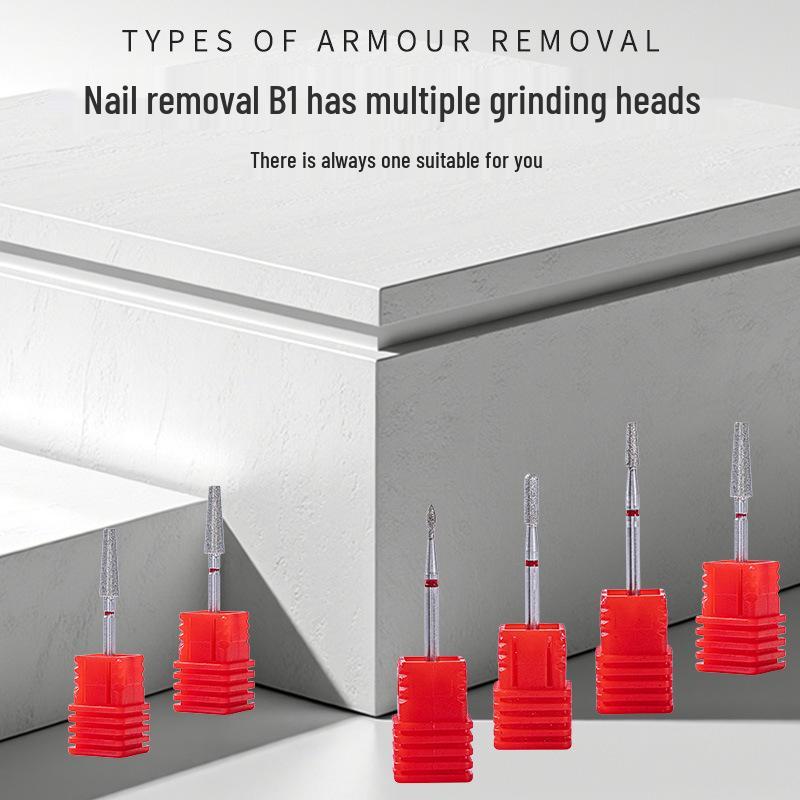 Russian Diamond Nail Grinding Head for Cuticle Pushing & Gel Polish Removal