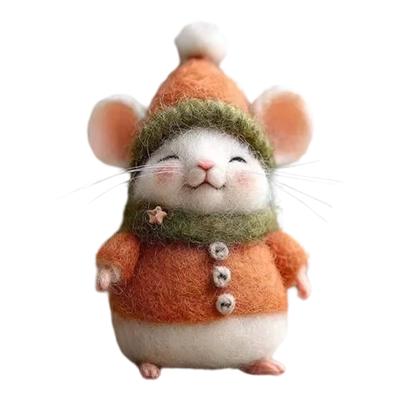 Cute Mouse, Adorable Mouse Ornaments, Handmade Decorations, Mouse Animal Decorations, Home Decor Gifts