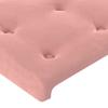 Maison Exclusive - Tête de lit Rose 80x5x118/128 cm Velours