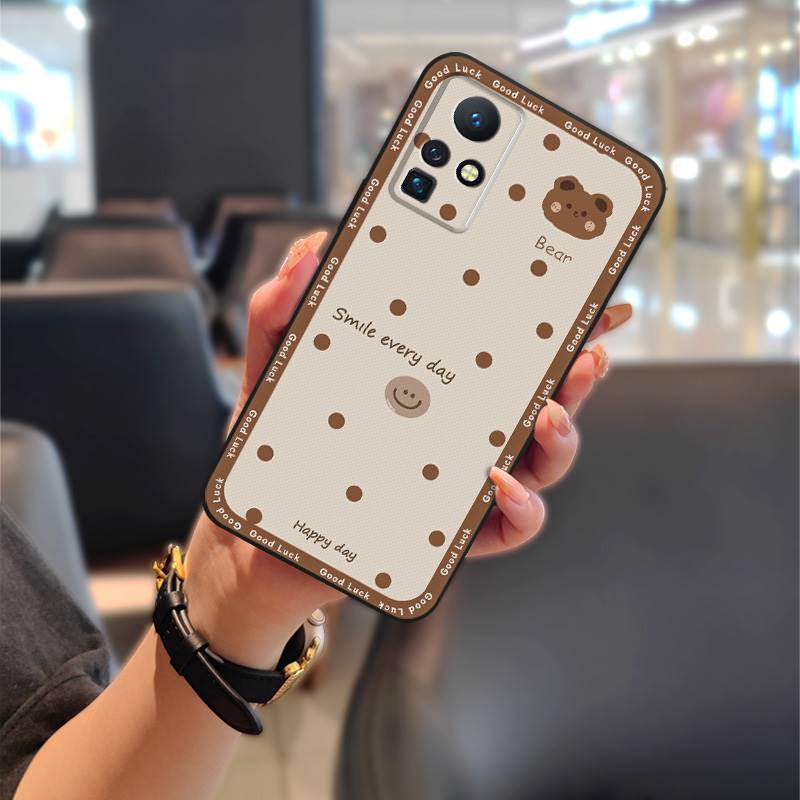 Silicone TPU Phone Case For infinix Zero X/X Pro/X6811/X6811B Animals Fashion Design Cartoon Graffiti Anti-knock Cute