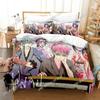 Anime Disastrous Life of Saiki K Beding Set 3D Printed Suitable for Bedrom Soft Duvet Cover Set With Pilowcases Children Kids Home Textile
