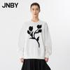 JNBY Spring 2025 Floral Loose Fit Round Neck Sweatshirt