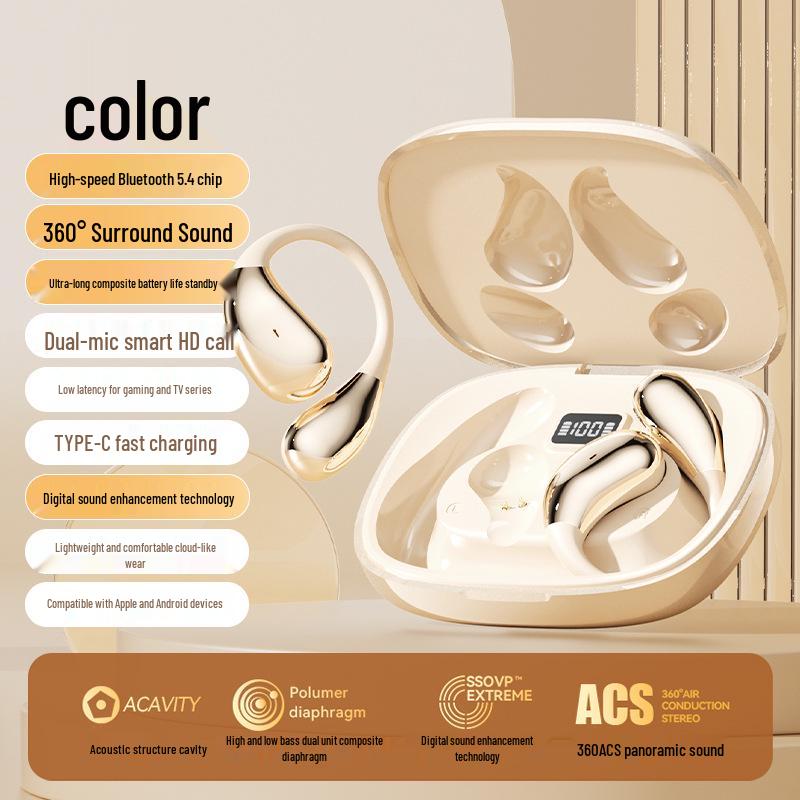 

Wireless Noise-Cancelling In-Ear Sports Bluetooth Headphones with High Sound Quality and Long Battery Life