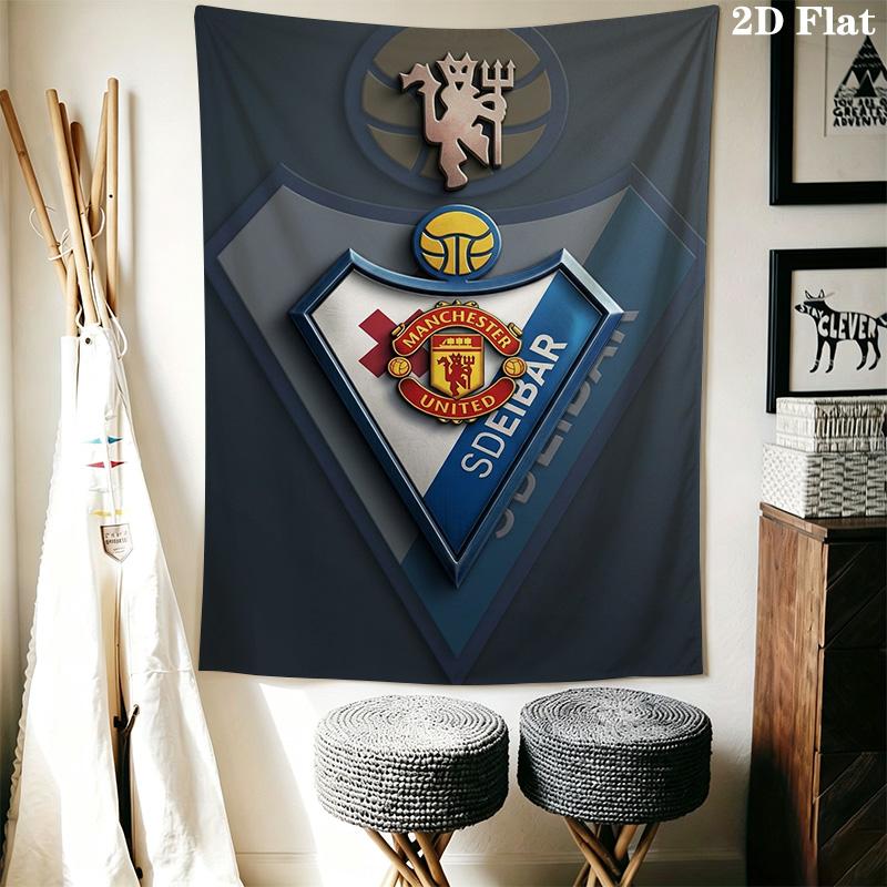 Manchester Football Club Crest Bedding 1 Duvet Cover 2 Pillowcase Without Core Soft And Comfortable Christmas Birthday Gift Bedding Set