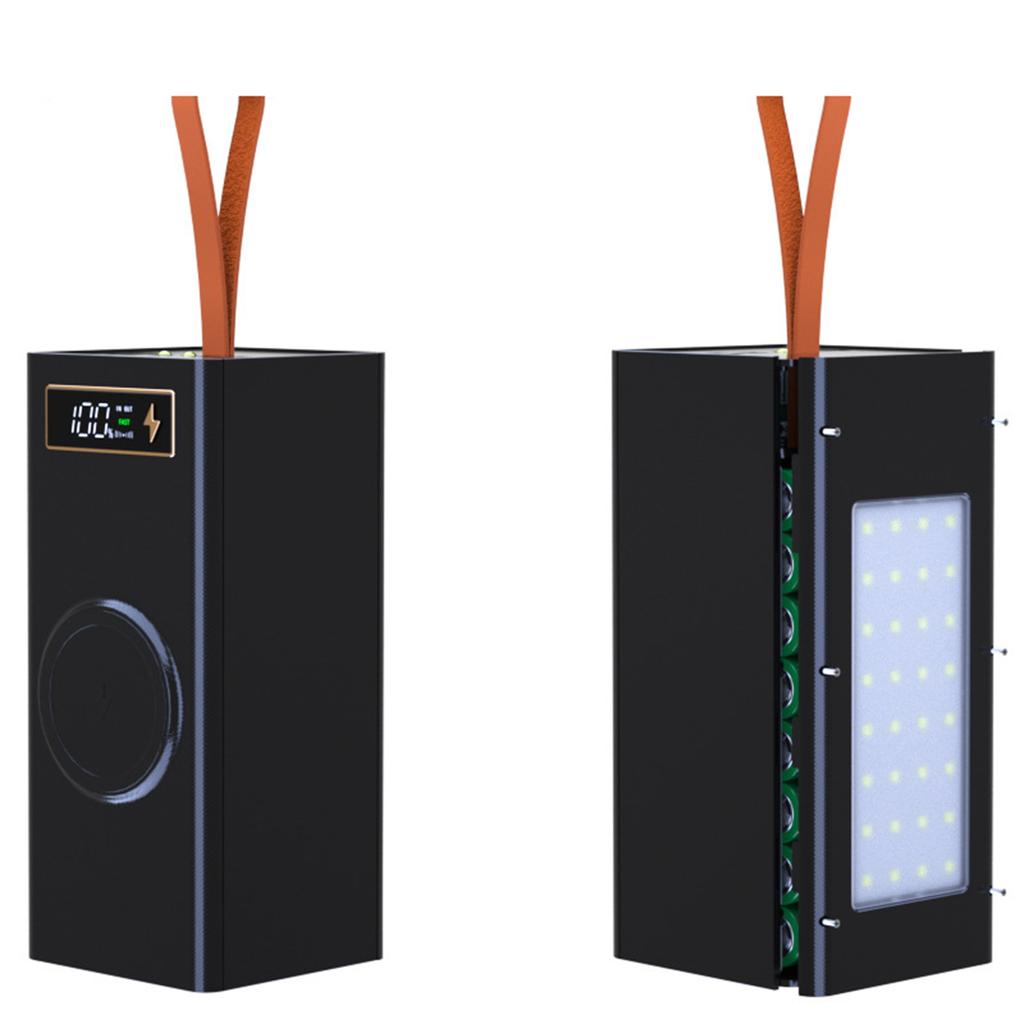 32x18650 Batteriehalter Schalen Powerbank Gehäuse Kunststoffschalen Schnellladergehäuse für 18650 Batterien Abnehmbares Design