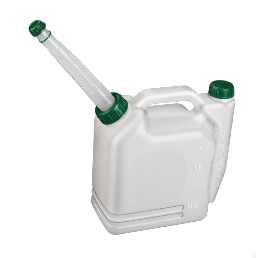 Oil Mixing Bottle Contrast Pot 2 Stroke Engine Measuring Combination Fuels Petrol Container for