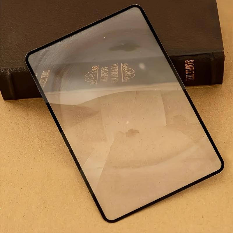 1pc ultra-thin, high magnification magnifying glass - perfect choice for students!