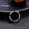 Vintage 6mm Men's Ring Stainless Steel Finger Jewelry Hip Hop Rock Culture Rings Punk Party Gift
