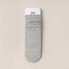 5/10 Pairs Casual Spring Autumn Embroidered Bow Mid Calf Socks Cute Long Calf Pile Socks Breathable and Sweat Absorbing Cotton Socks for Women
