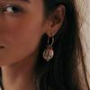 Jewelry Accessories Ceramic Ear Buckle New Chinese Style Hoop Earrings  Party