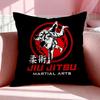 Sport J-Judo Cushion Cover Breathable Linen Pillowcase Summer Odorless Eco-Friendly Invisible Zipper Washable