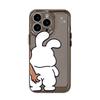 Pulling butt bear applies to iPhone17promax mobile phone case Apple 15 cartoon 14/13 personality 15 anti-drop x