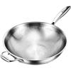 ZHI SHI 36cm Gehammerter Titan Wok