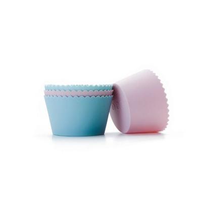 Cupcake Mold - Ibili - 871406 - Set of 4 - 100% Silicone - Resistant from -60°C To +230°C