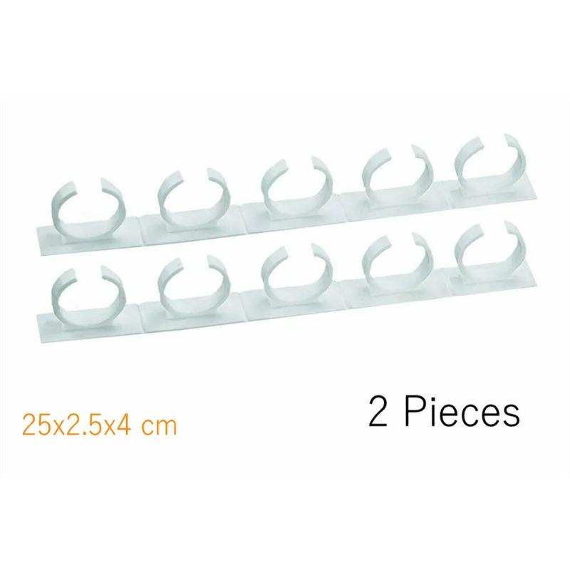 2/4 Pcs Wall Mount Home Kitchen Storage Rack Ingredient Spice Plastic Clip Rack Organizer Accessories Jars Spice Holder Tools
