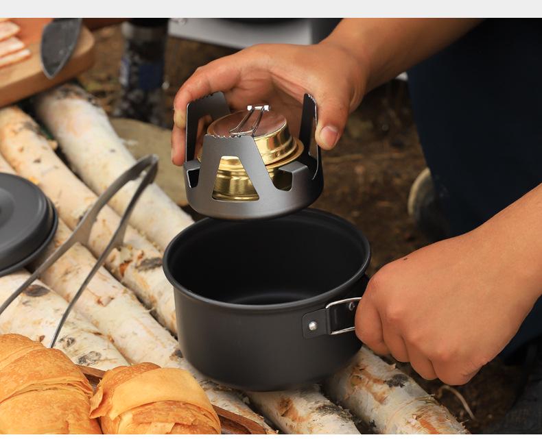 Ultra-Light Portable Alcohol Stove for Outdoor Use