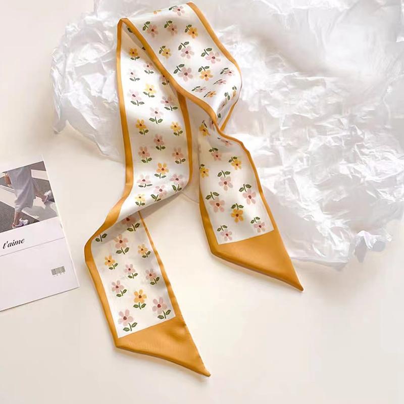 

Многофункциональная французская повязка для волос с цветком, головной убор, шарфы 6,5 см*90 см one size