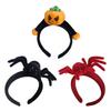 Cartoon Headband Pumpkin/Spider Shape Hair Hoop Rave Party Headpiece Hair Band Party Cosplay Costume Props Unisex