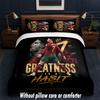 Set Biancheria da Letto Design Cristiano Ronaldo 1 Copripiumino + 2 Federe Morbido Traspirante Biancheria da Letto per la Casa