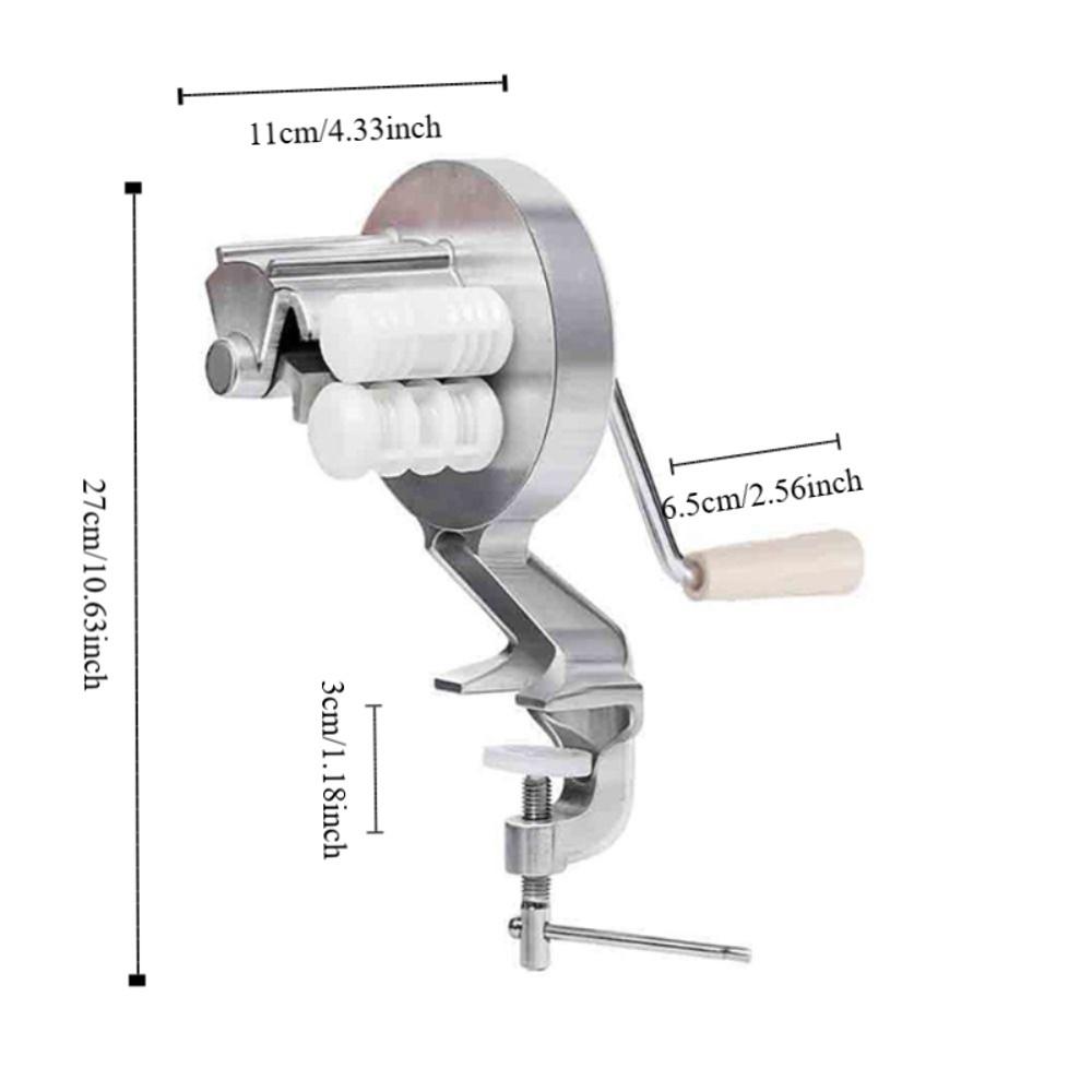 Hand Crank Macaroni Maker Ergonomic Fettuccine Machine Kitchen Tool Manual Pasta Maker  Restaurant