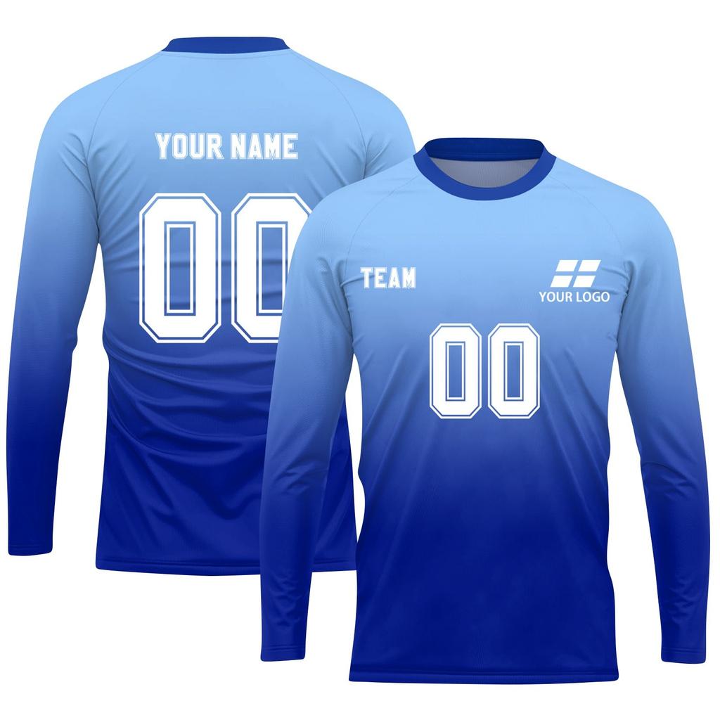 Men’s Long Sleeve Gradient Athletic Shirt, Lightweight Sports Top, Quick Dry Tee for Training, Running,