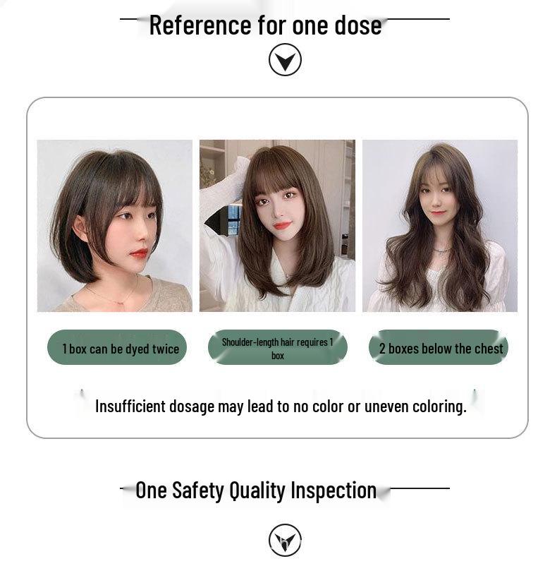 Honey Milk Tea Bubbly Hair Dye - Hazelnut Ash Brown, Bestseller Home Use Hair Color