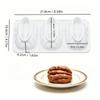 Stampo in Silicone a Forma di Arachidi Caffè Ceans per Torta Mousse Resistente alle Alte Temperature Facile da Sformare per Cottura Fai da Te Dessert