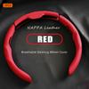 NAPPA 3PCS Leather Car Steering Wheel Cover For Buick LaCrosse Envision Envista Encore GX Envision Anti Slip Automotive Parts